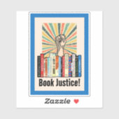 Sticker Réservez Justice ! (Feuille)