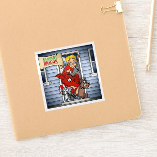 Sticker Resident Dragon Original Character Cast Group