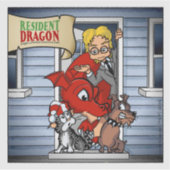Sticker Resident Dragon Original Character Cast Group (Devant)