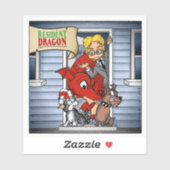 Sticker Resident Dragon Original Character Cast Group (Feuille)