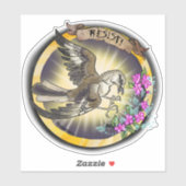 Sticker Resist State Bird Arkansas Mockingbird (Feuille)