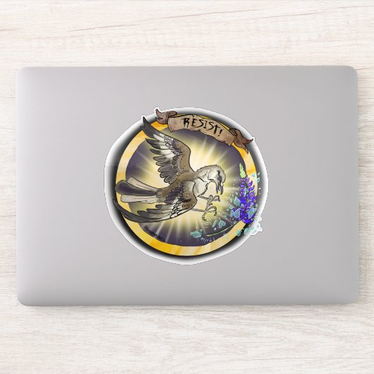 Sticker Resist State Bird Texas Mockingbird (Ordinateur)