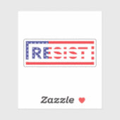 Sticker RÉSISTER | Drapeau des États-Unis (Feuille)