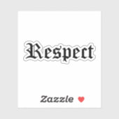 Sticker "Respect" (Feuille)