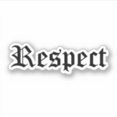 Sticker "Respect" (Devant)