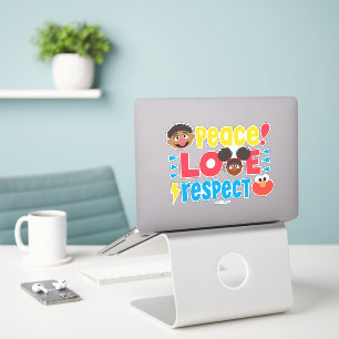 Sticker Respect de l'amour pour la paix
