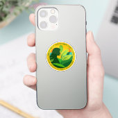 Sticker Respectez la nature mère, vivez avec elle et non c (Téléphone)