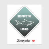 Sticker Respectez Les Locaux (Feuille)