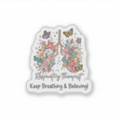 Sticker Respiratory Therapist - Keep Breathing  (Devant)