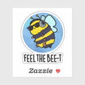 Sticker Ressentez Le Jeu D'Abeille Drôle De L'Abeille (Feuille)