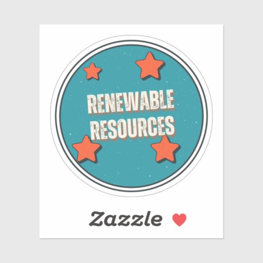 Sticker Ressources renouvelables (Feuille)