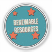 Sticker Ressources renouvelables (Devant)