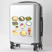 Sticker Restauration philippine / Snacks et desserts Pinoy (Sur valise)