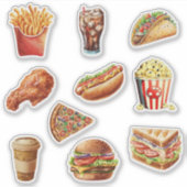 Sticker Restauration rapide (Devant)