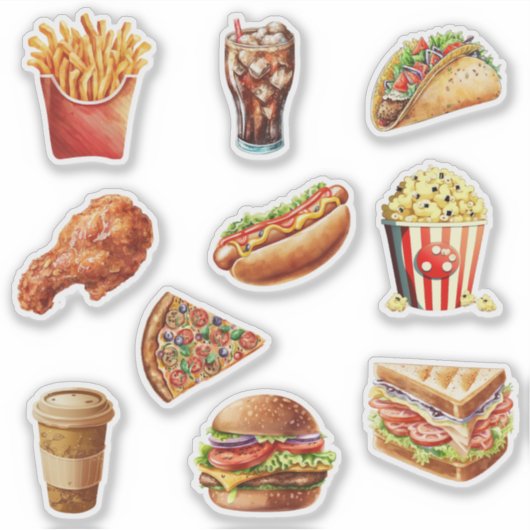 Sticker Restauration rapide (Devant)