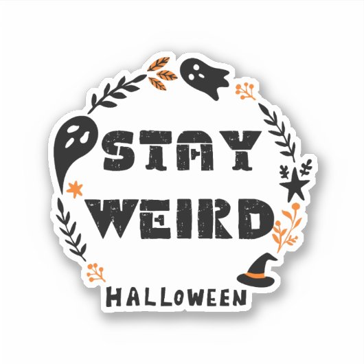 Sticker Reste bizarre (Devant)