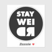 Sticker Reste bizarre (Feuille)