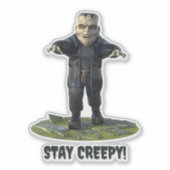 Sticker Reste Déplaisant ! Le monstre de Frankenstein (Devant)