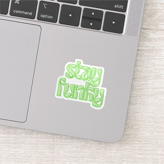 Sticker Reste Funky (Détail)