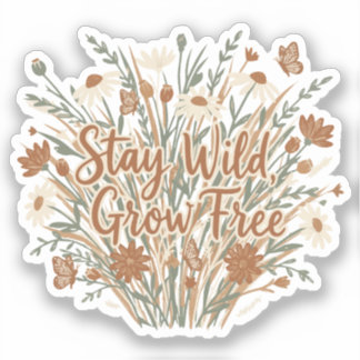 Sticker Reste Sauvage, Grandis Libre
