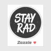Sticker Rester en piste (Feuille)