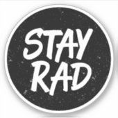 Sticker Rester en piste (Devant)
