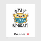 Sticker Restez À L'Écart Positif Optimale (Feuille)