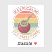 Sticker Restez calme C'est l'heure de l'accouplement - Yer (Feuille)