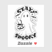 Sticker Restez Éffrayant (Feuille)