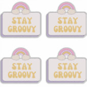 Sticker Restez Groovy (Devant)