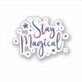 Sticker Restez magique (Devant)
