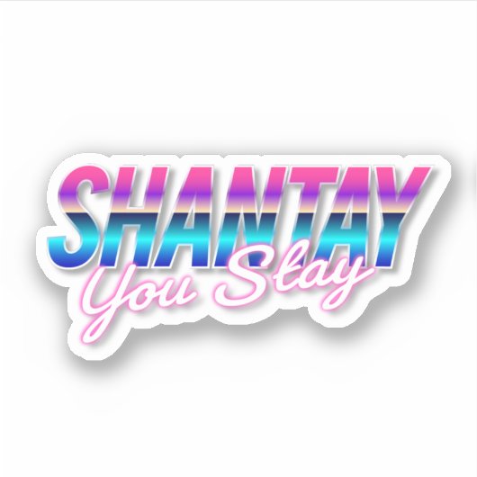 Sticker Restez, vous restez (Devant)