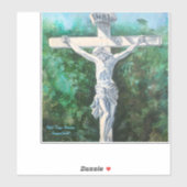 Sticker Résurrection Crucifix (Feuille)