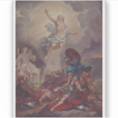 Sticker Résurrection de Jésus par Berndt Abraham Godenhjel (Devant)