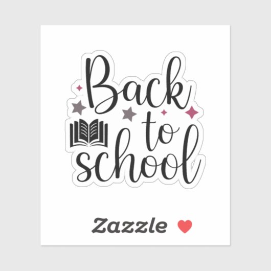 Sticker Retour À L'École (Feuille)