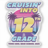 Sticker Retour à l'école, 12e année (Devant)