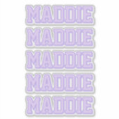 Sticker Retour au nom de l'école (Devant)