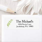 Sticker retouradres blad (Insitu)