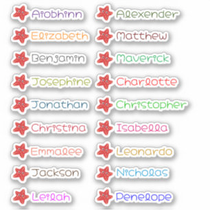 Sticker Retourner à l'école Personnalisé plusieurs noms St