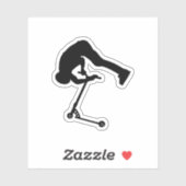 Sticker Retourner le tour de scooter (Feuille)