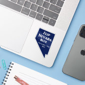 Sticker Retourner Nevada Blue en 2024 (Ordinateur portable avec iPhone)