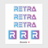 Sticker Retra (Feuille)