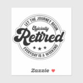 Sticker Retraite (Feuille)