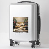 Sticker "Retraite hivernale paisible" (Sur valise)