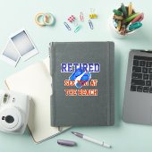 Sticker Retraité - Voir à la plage (Couverture iPad)