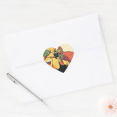 Sticker Retro Beach Vacances sur la promenade (Enveloppe)