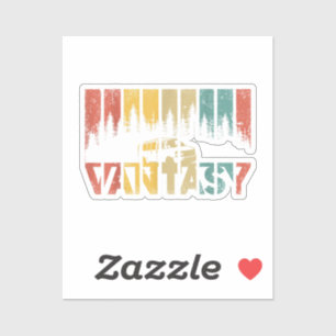 Sticker Retro Camper Van Life - Vintage Vanlife