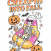 Sticker Retro Creepin dans Halloween d'automne (Devant)