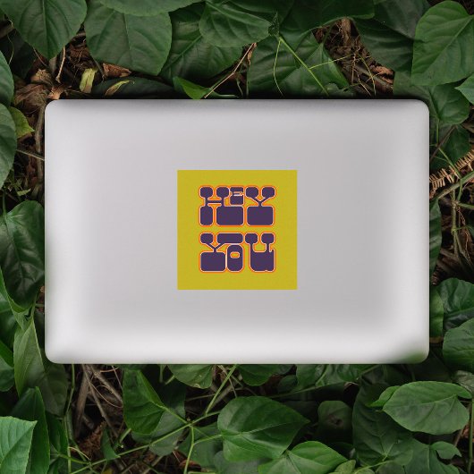 Sticker Retro Hey You