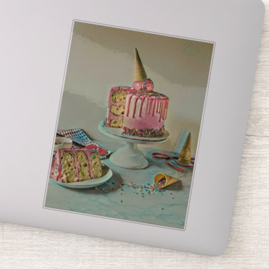 Sticker Retro ice cream popsicle (Détail)